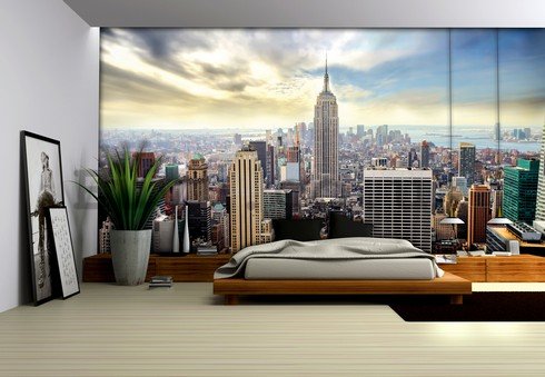 Wall Mural: View on New York - 184x254 cm