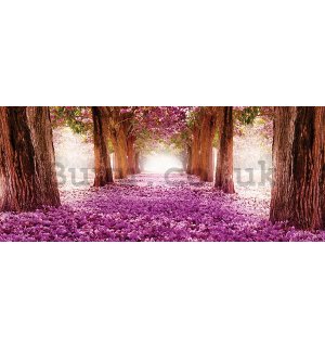 Wall Mural: Blossom alley (1) - 104x250 cm