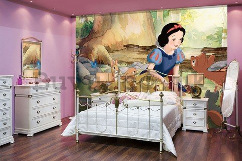 Wall Mural: The Snow white and seven dwarfs (Snow White) - 184x254 cm