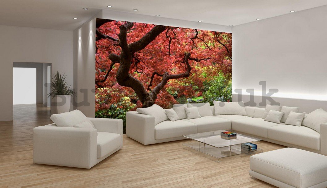 Wall Mural: Blossoming tree - 254x368 cm