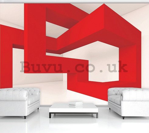 Wall Mural: 3D Abstract - 184x254 cm
