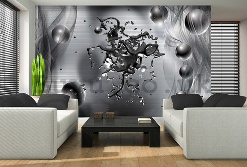 Wall Mural: Abstract splash (2) - 184x254 cm