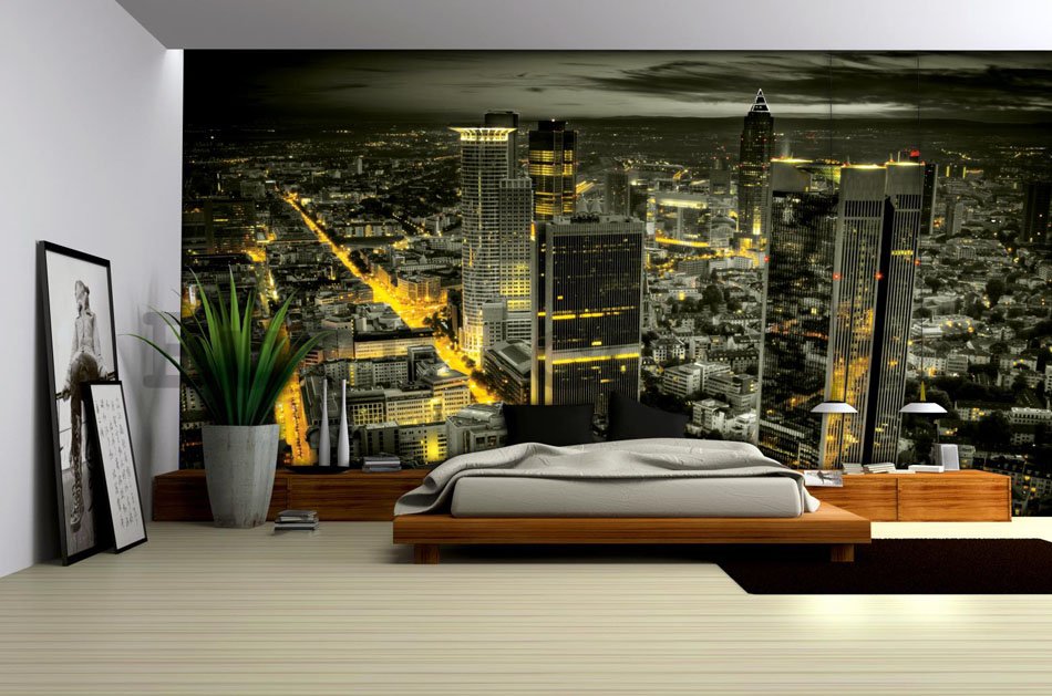 Wall Mural: Colours of the city - 184x254 cm