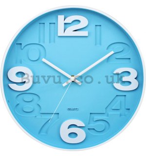Wall clock: Turquoise - 30 cm