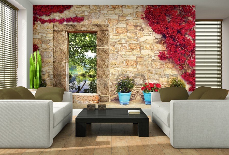 Wall mural vlies: View on nature (2) - 254x368 cm