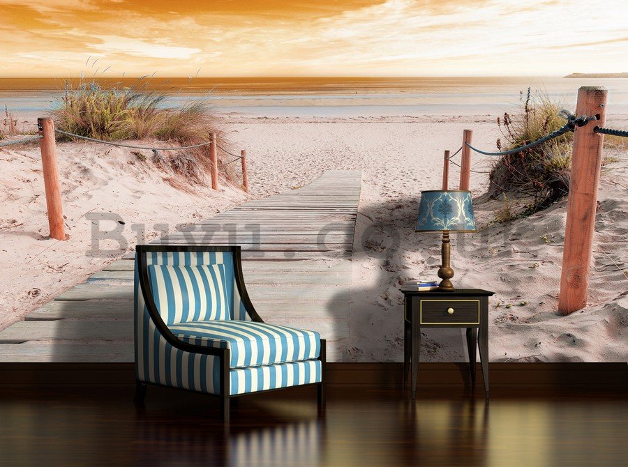 Wall mural vlies: Beach (4) - 254x368 cm