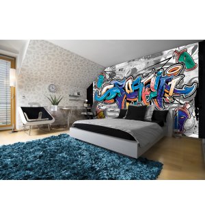 Wall mural vlies: Graffiti (9) - 254x368 cm