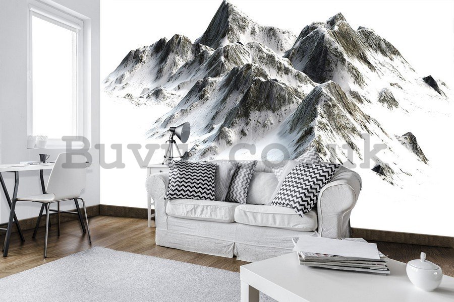 Wall Mural: Snowy mountains - 184x254 cm