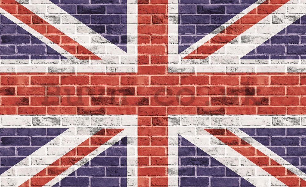 Wall Mural: Flag of the Great Britain (Union Jack) - 254x368 cm