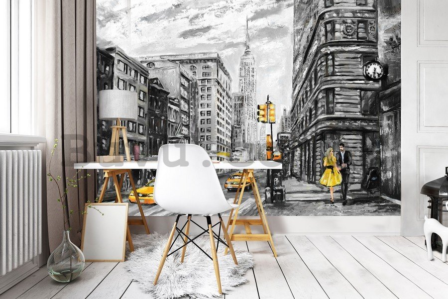 Wall Mural: New York (painted) - 184x254 cm