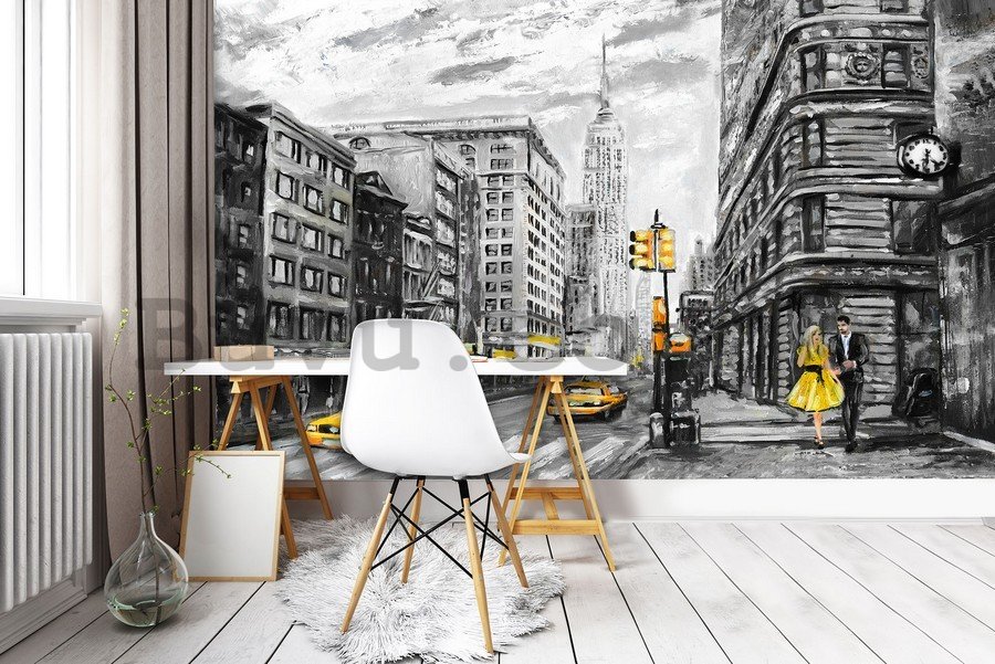 Wall Mural: New York (painted) - 184x254 cm