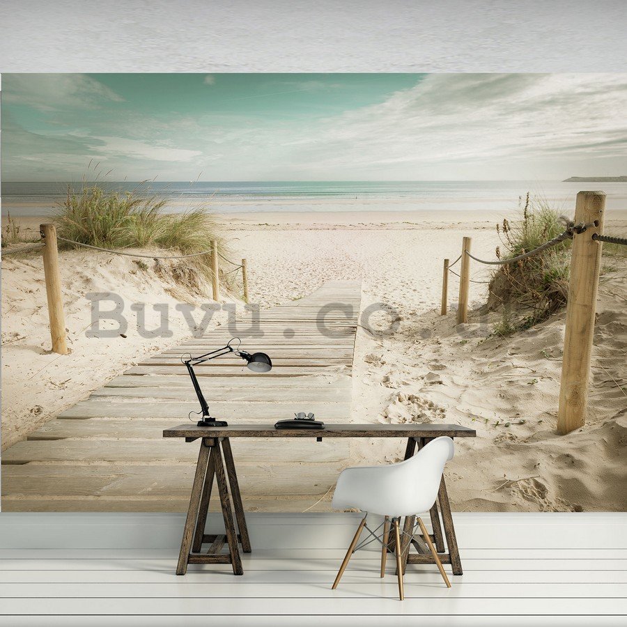 Wall Mural: Way to the beach (10) - 184x254 cm