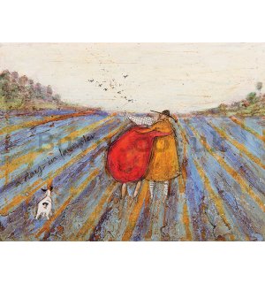 Painting on canvas: Sam Toft, A Day in Lavender