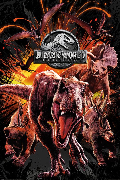 Poster - Jurassic World Fallen Kingdom (Montage)