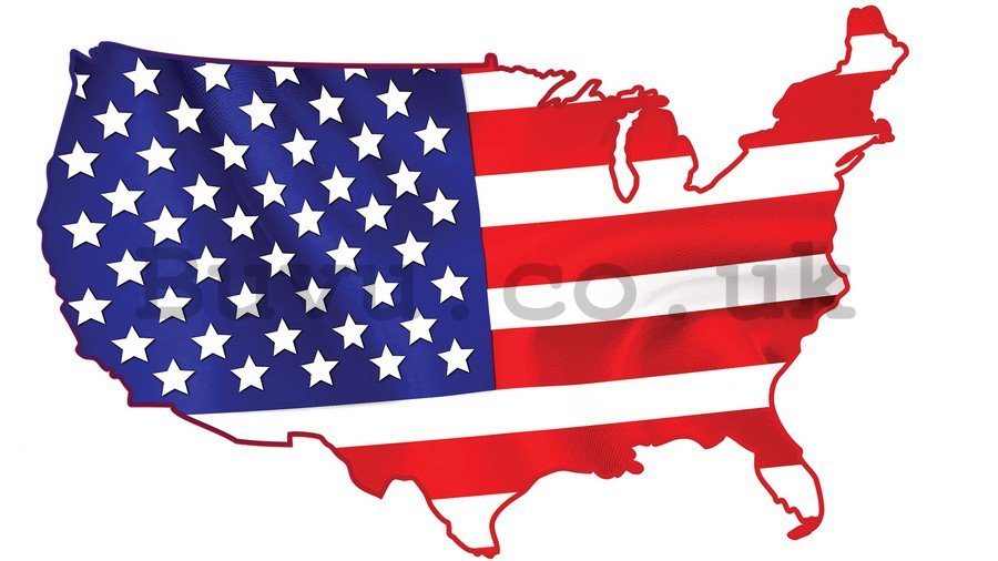 Sticker - USA (flag)