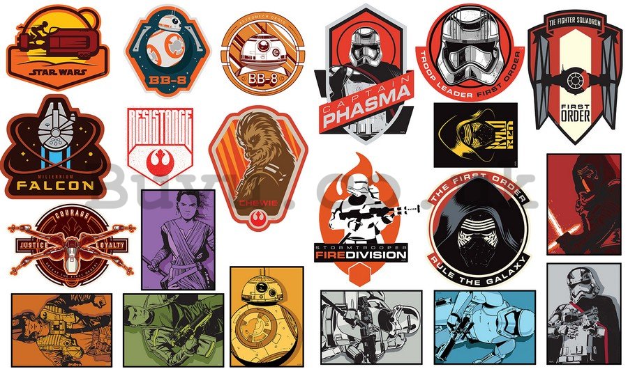 Sticker - Star Wars The Force Awakens (Badges 2)