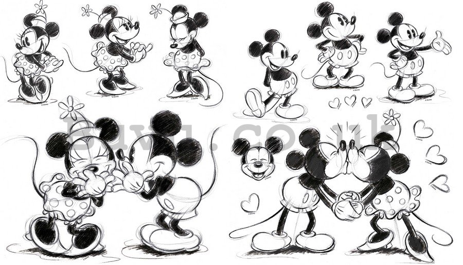 Sticker - Mickey and Minnie