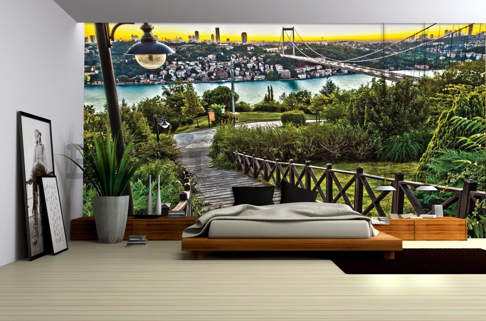 Wall Mural: View on the city - 254x368 cm