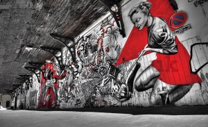 Wall mural vlies: Street Art (2) - 184x254 cm