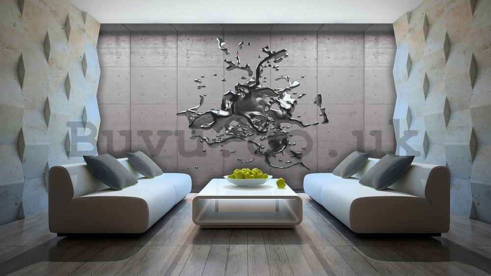 Wall mural vlies: Abstraction splash (3) - 184x254 cm