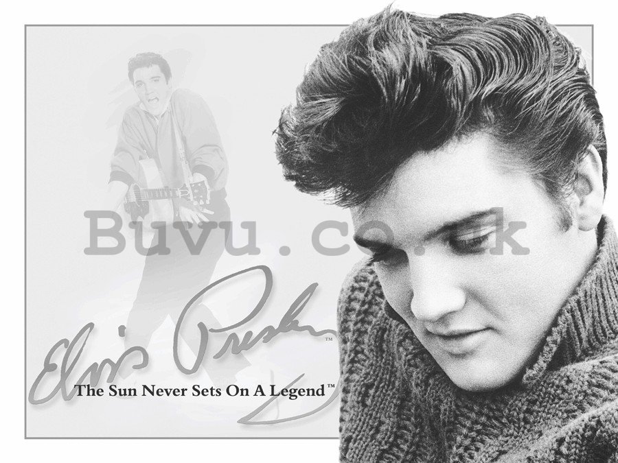 Metal sign - Elvis Presley (The Sun Never Sets on a Legend)