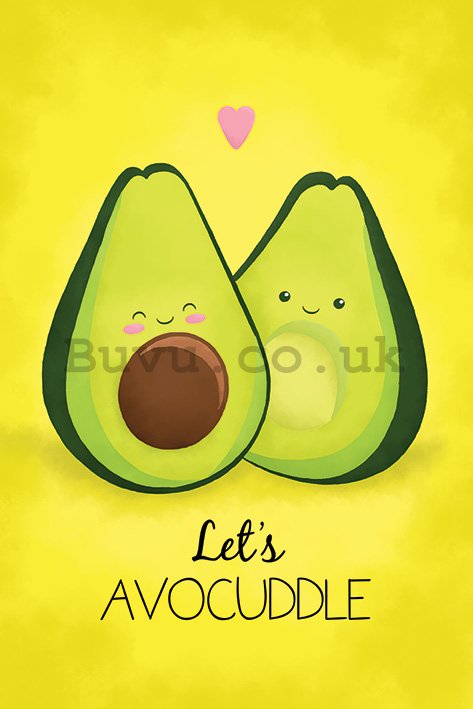 Poster - Avocado (Let's Avocuddle)