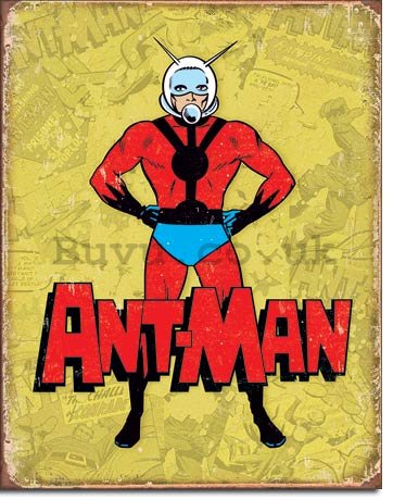 Metal sign - Ant-Man (Retro)