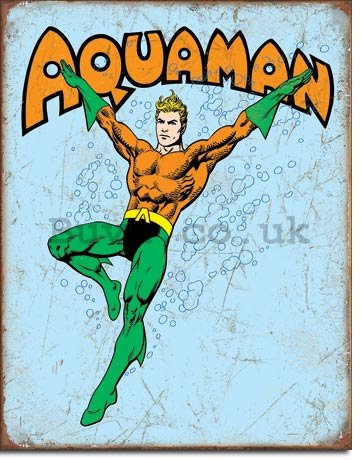 Metal sign - Aquaman