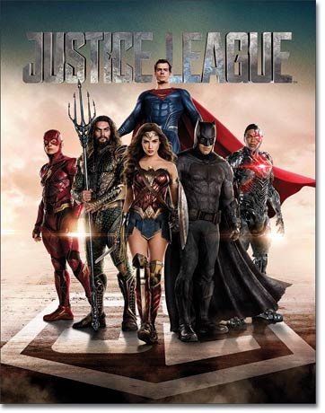 Metal sign - Justice League (Movie)