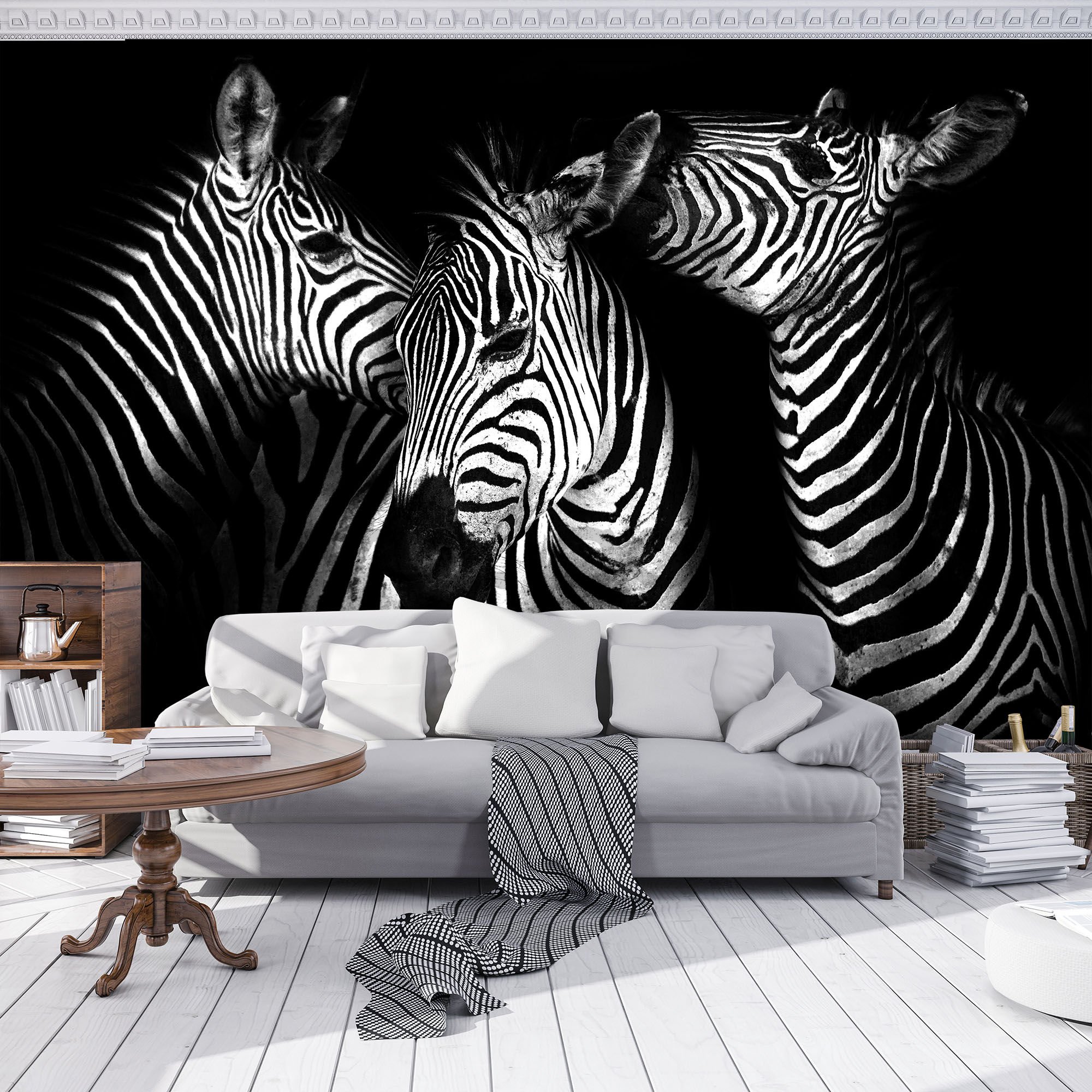 Wall mural vlies: Zebra (4) - 254x368 cm