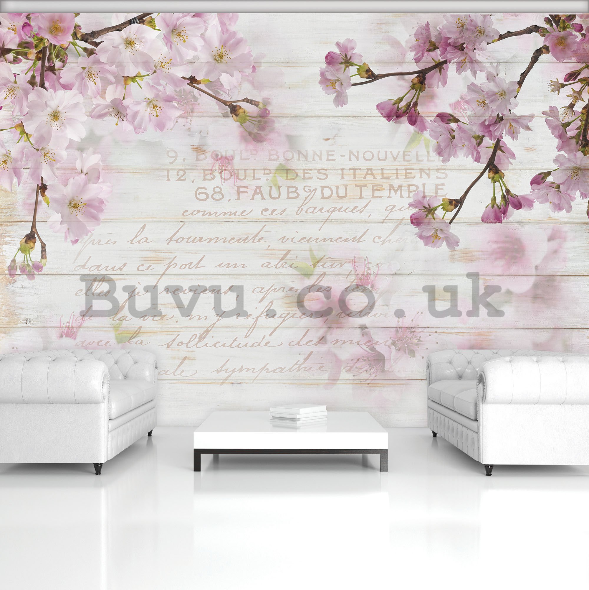 Wall mural: Cherry blossoms (1) - 184x254 cm