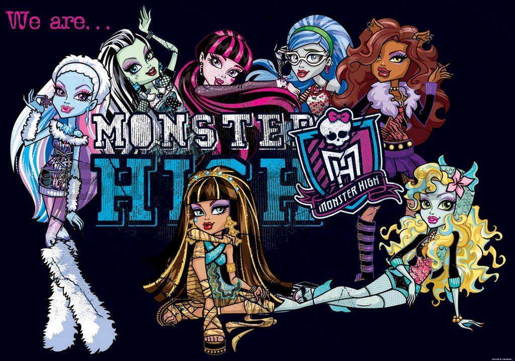 Wall Mural: Monster High (5) - 184x254 cm