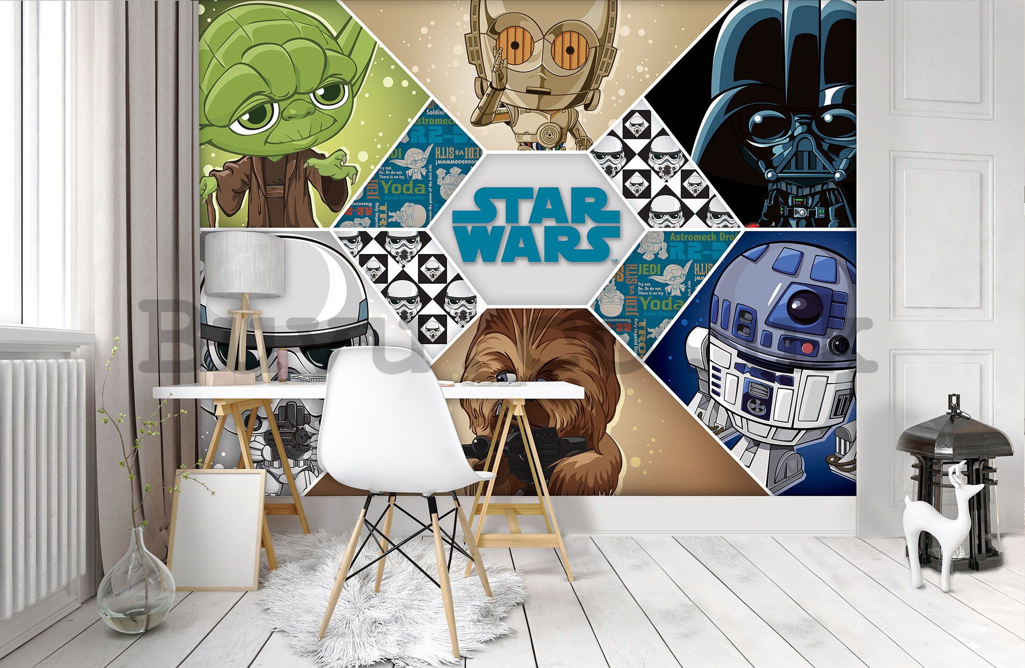 Wall mural vlies: Star Wars (for kids) - 104x152,5 cm