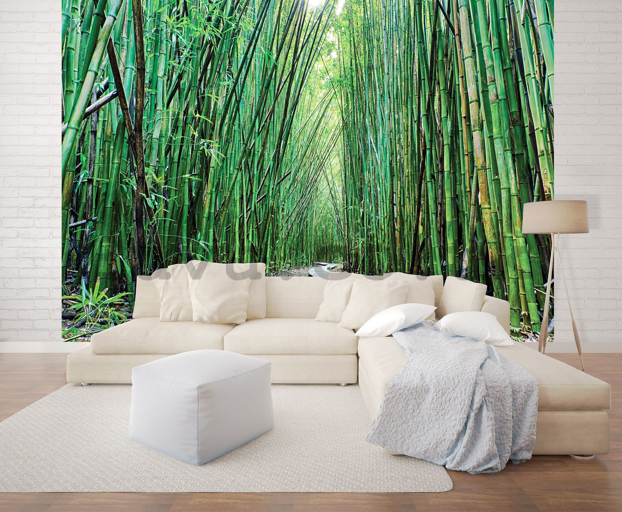 Wall mural vlies: Bamboo forest (2) - 184x254 cm