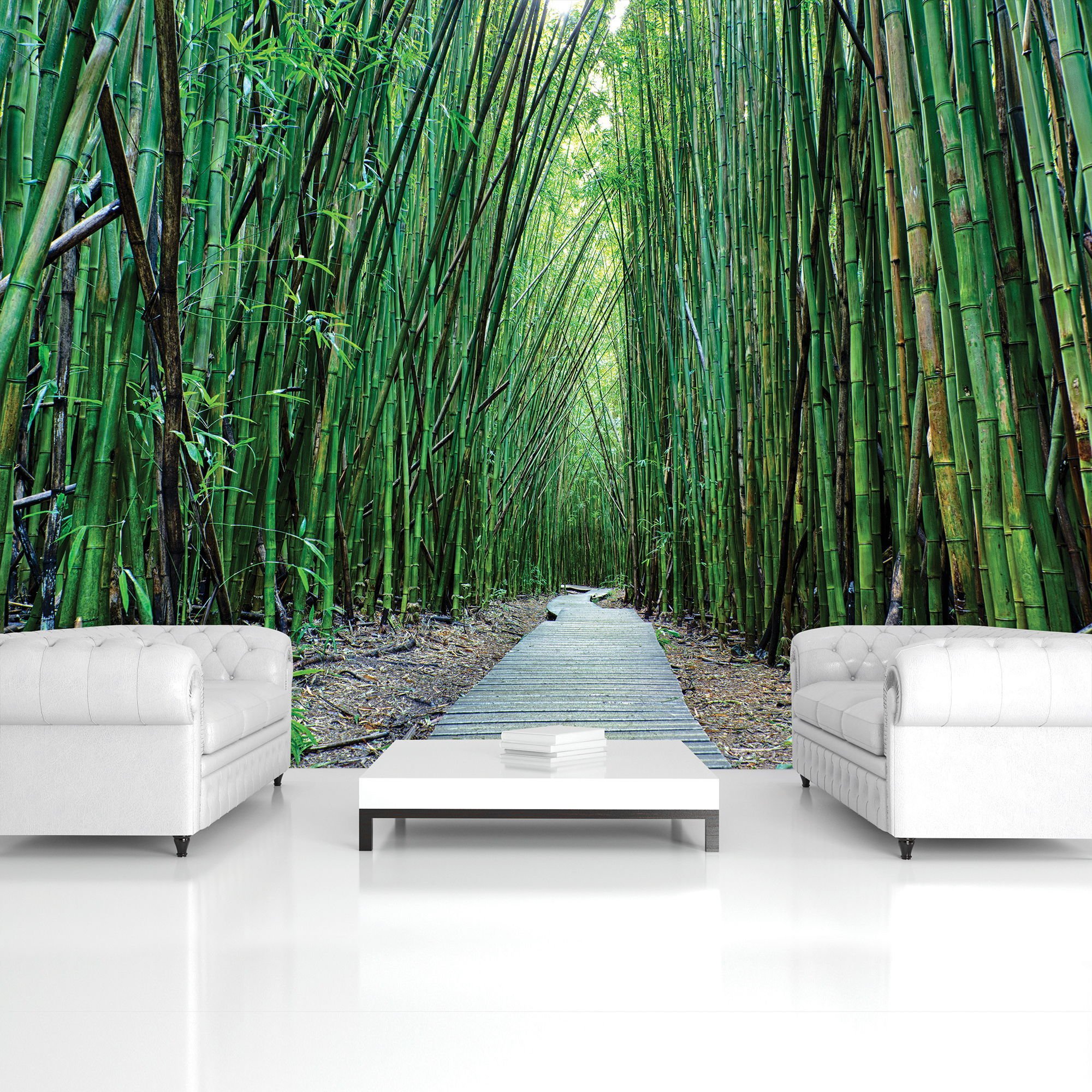 Wall mural vlies: Bamboo forest (2) - 254x368 cm