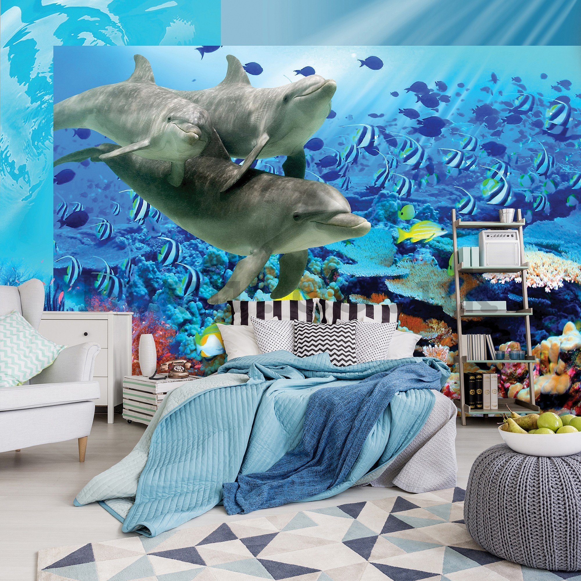 Wall mural vlies: Undersea world - 416x254 cm