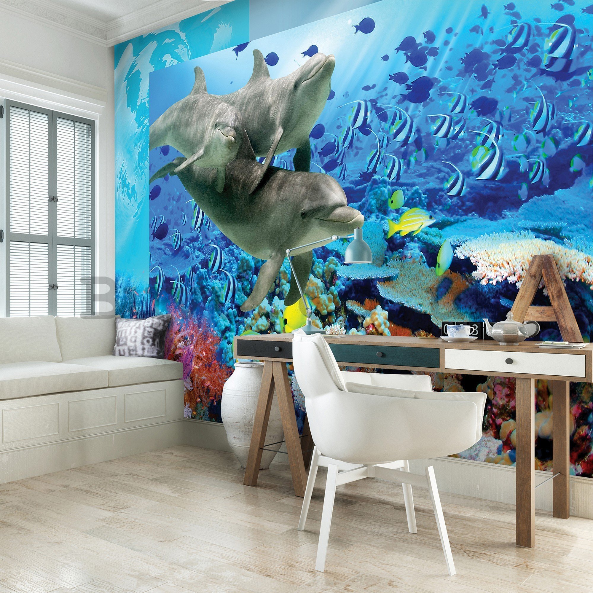 Wall mural vlies: Undersea world - 416x254 cm