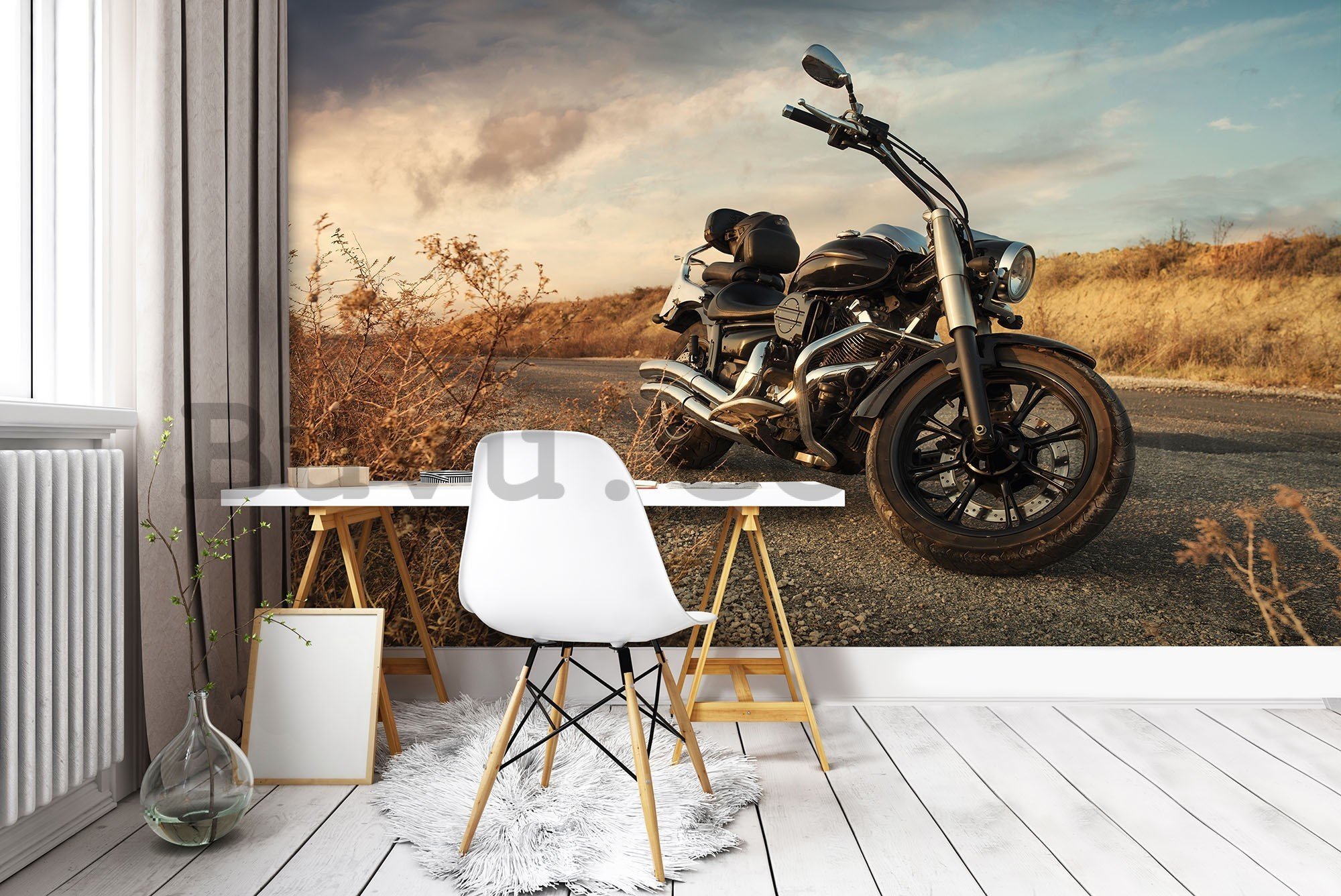 Wall mural vlies: Motorbike (1) - 416x254 cm