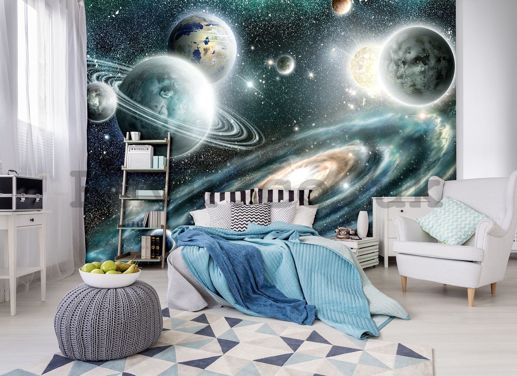 Wall mural vlies: Galaxy (1) - 416x254 cm