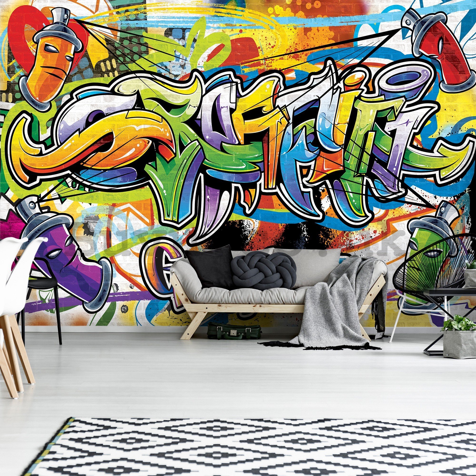 Wall mural vlies: Graffiti (2) - 416x254 cm