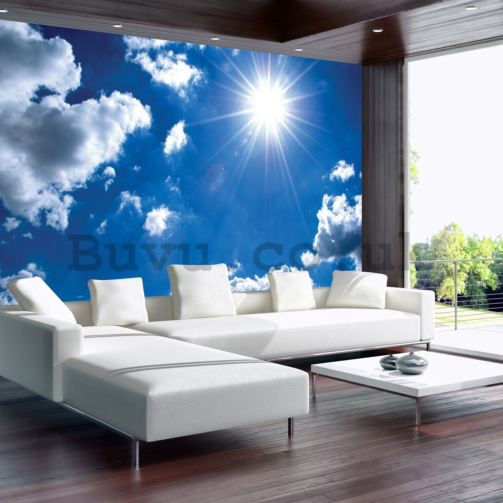 Wall mural vlies: Sun in the sky - 416x254 cm