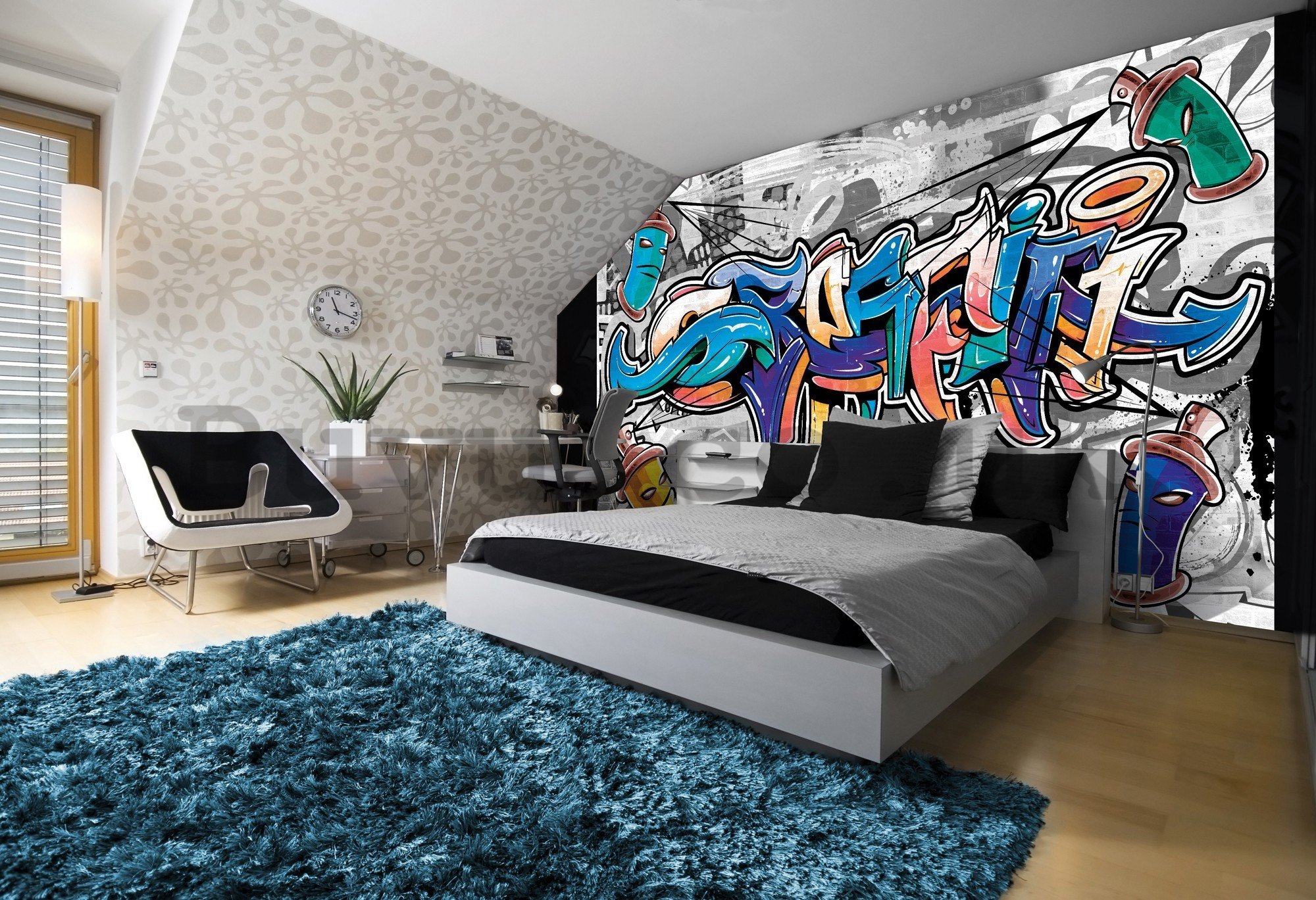 Wall mural vlies: Graffiti (9) - 416x254 cm
