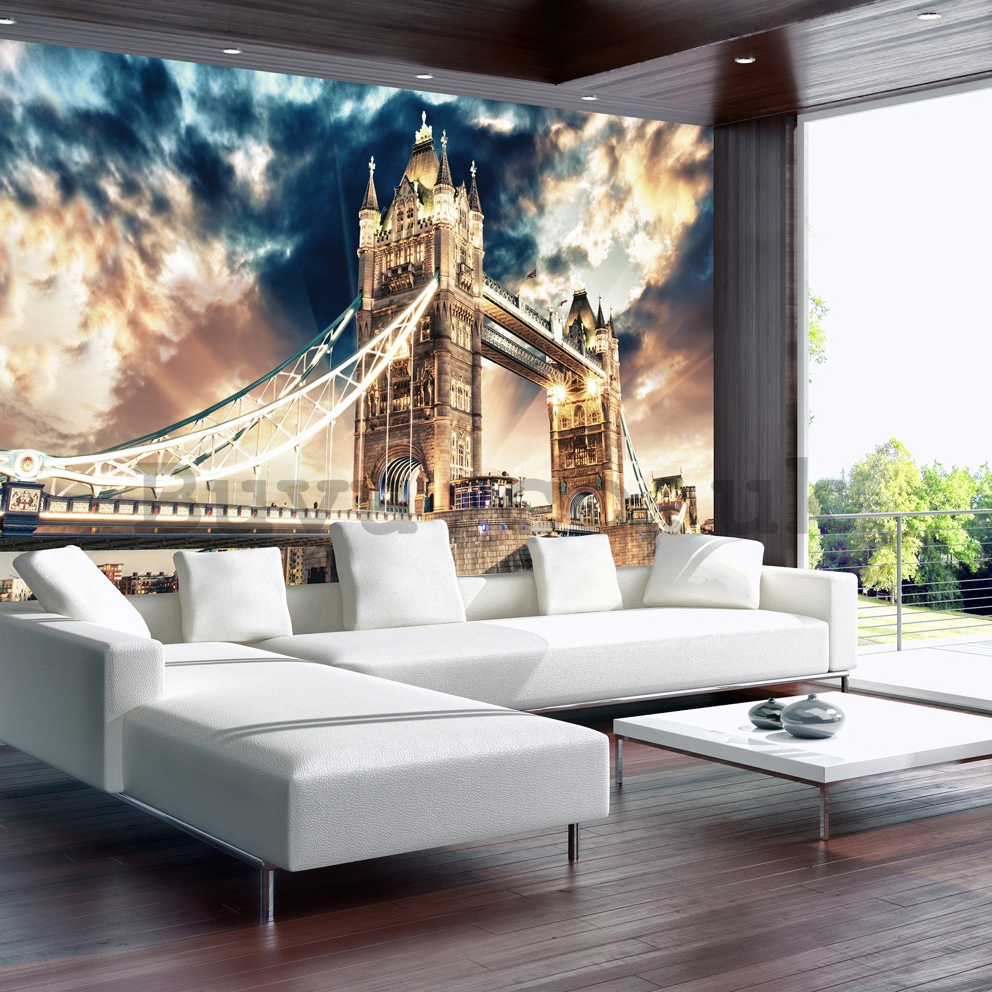 Wall mural vlies: Tower Bridge (3) - 416x254 cm