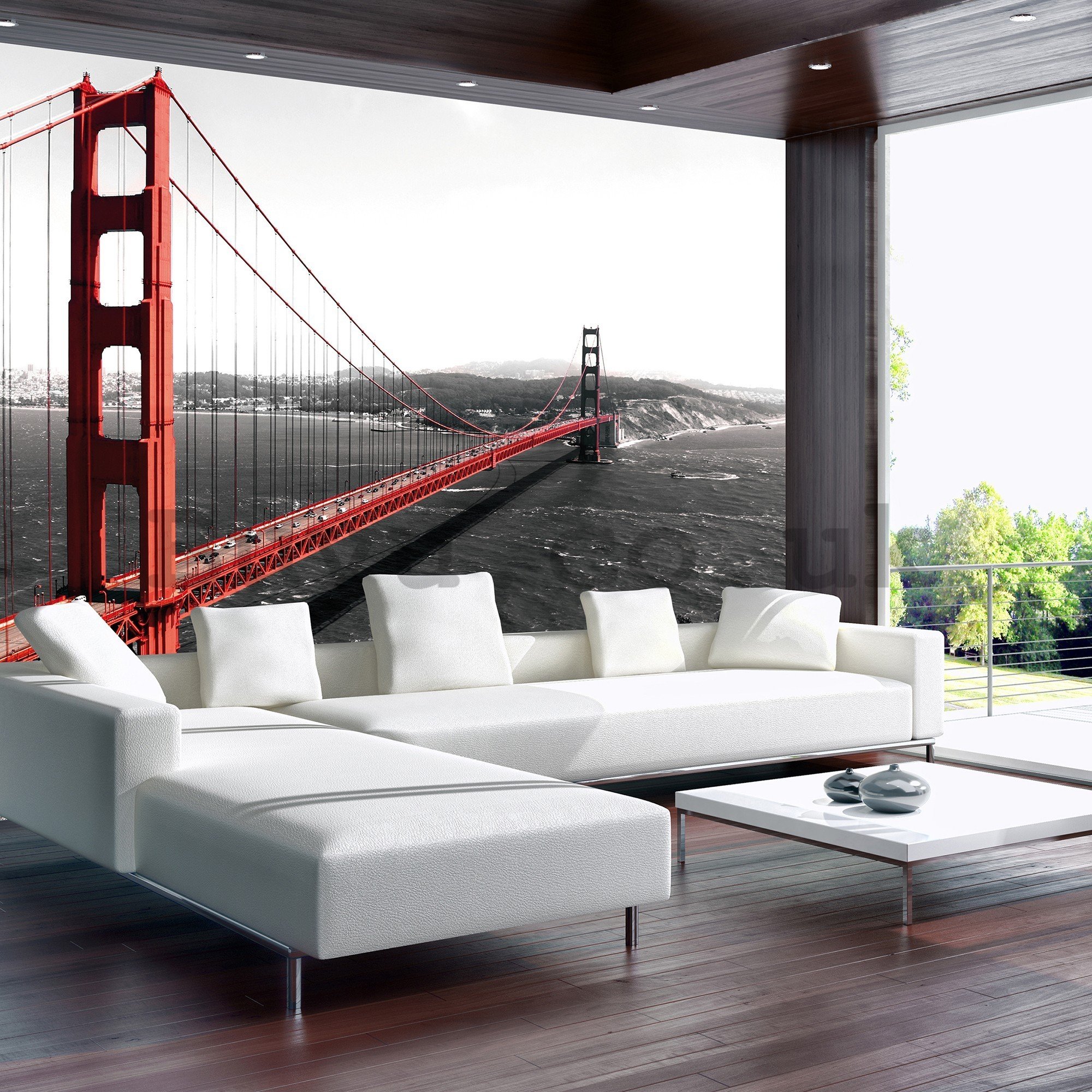 Wall mural vlies: Golden Gate Bridge (1) - 416x254 cm