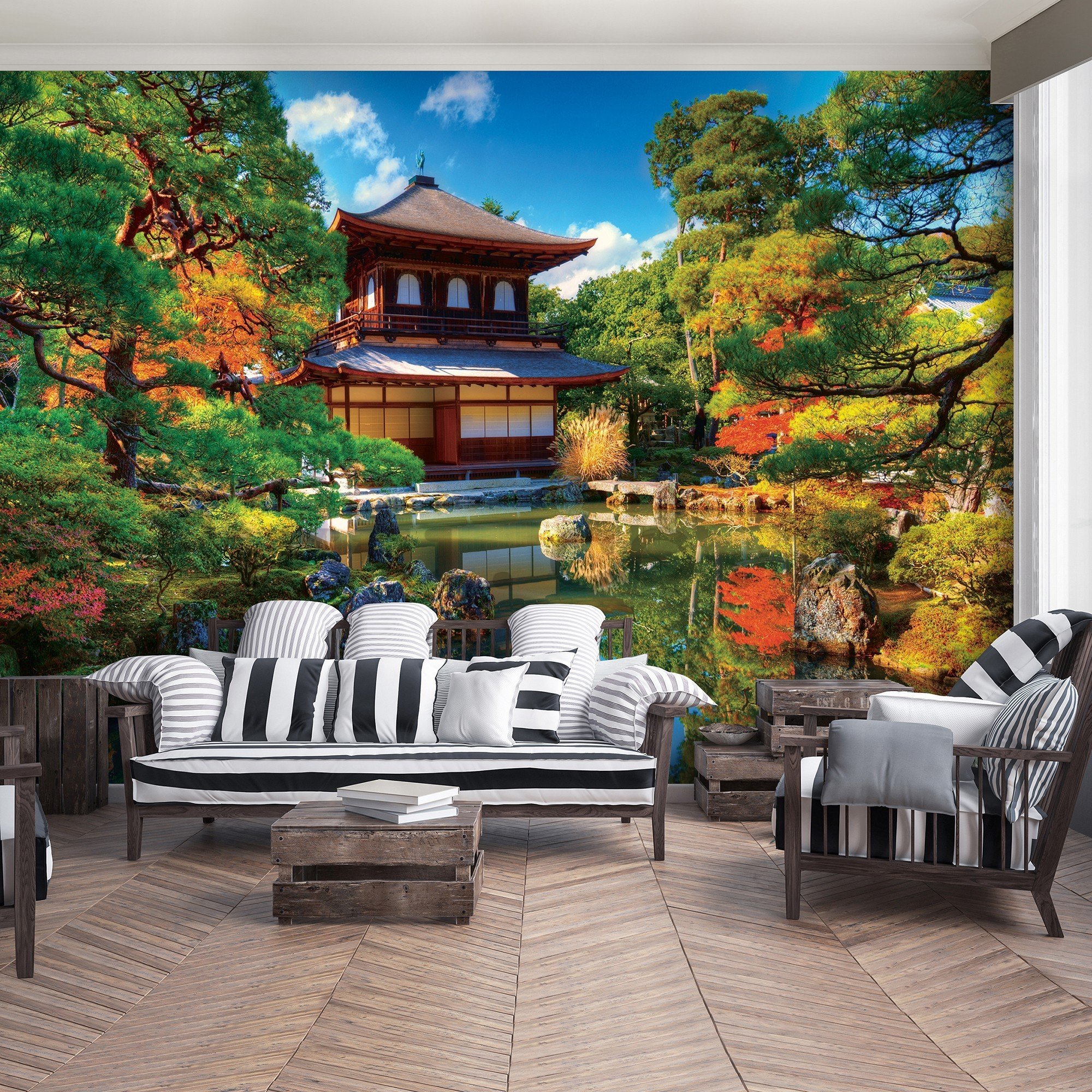 Wall mural vlies: Japanese garden - 416x254 cm