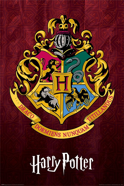 Poster - Harry Potter (Hogwarts School Crest)