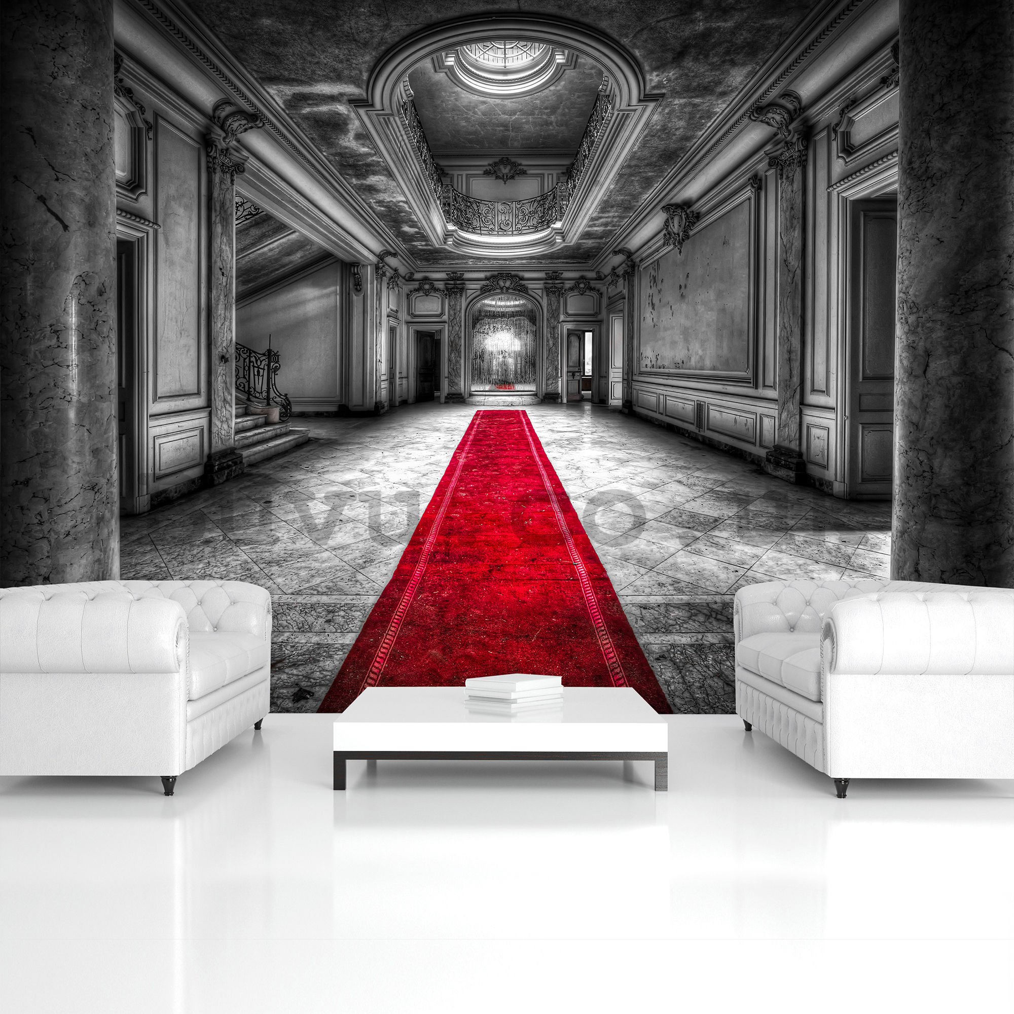 Wall mural: Hallway at the castle - 184x254 cm