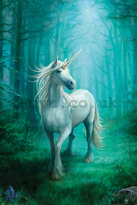 Poster - Forest Unicorn, Anne Stokes