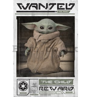 Poster - Star Wars: The Mandalorian (Wanted The Child)