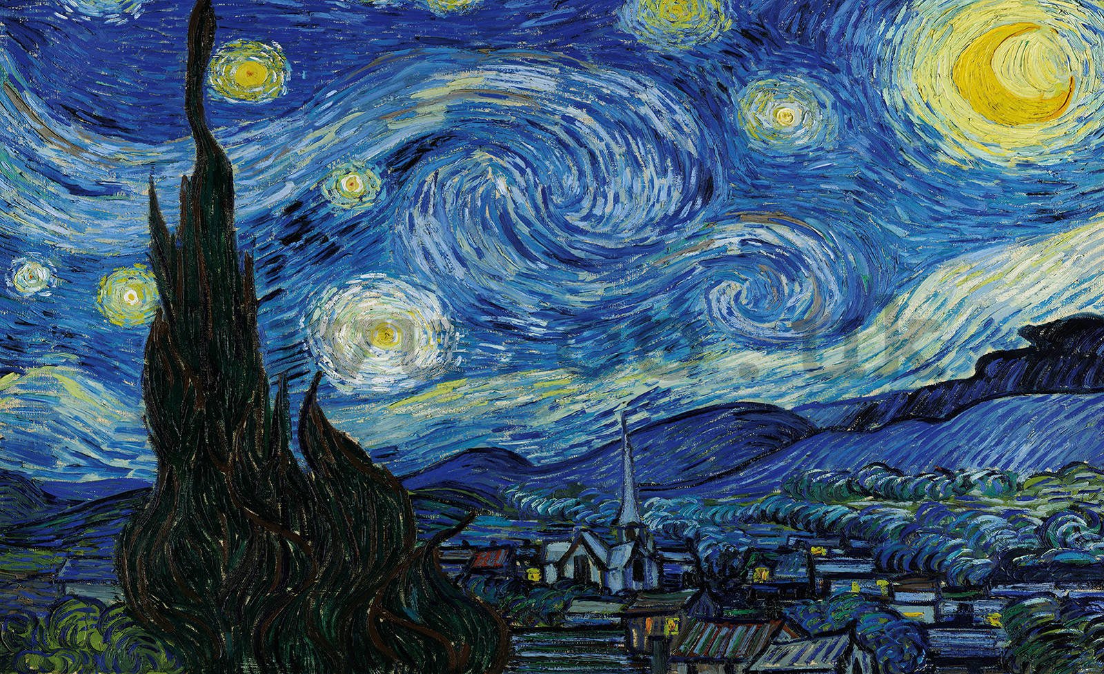 Wall mural vlies: Vincent Van Gogh, The Starry Night - 104x70,5cm
